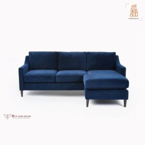 Chi tiết sofa góc vải nhung Paidge cao cấp có tại Shworoom Đà Nẵng