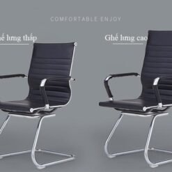 ghế da chân quỳ tựa cao văn phòng nhập khẩu Tp. HCM