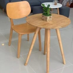 Ghế cà phê gỗ Venus không nệm giá xưởng Hậu Giang
