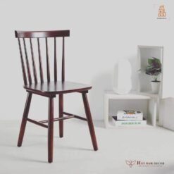 Ghế cafe gỗ 7 nan giá xưởng Cần Thơ