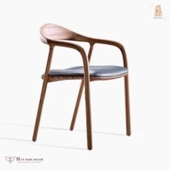 Ghế gỗ sồi nga Neva có tay giá xưởng Cần Thơ