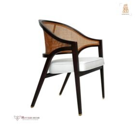 Kích thước Ghế mây cao cấp Wormley gỗ sồi giá xưởng Vũng Tàu