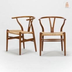 Ghế nhà hàng cao cấp Wishbone đan dây giá xưởng Cần Thơ