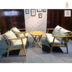 Bộ sopha cafe gỗ tự nhiên Cigar giá tận gốc Cần Thơ
