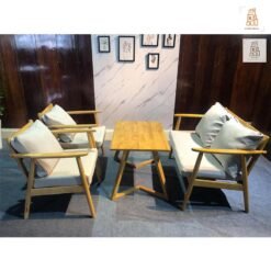 Bộ sopha cafe gỗ tự nhiên Cigar giá tận xưởng Biên Hòa
