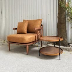 Bộ sopha gỗ sồi cafe KBH giá xưởng Hà Nội