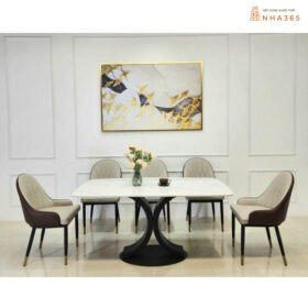 BỘ BÀN ĂN NHẬP KHẨU 6 GHẾ MONET - Ảnh 7