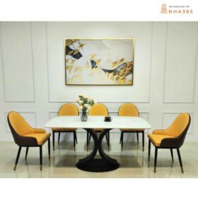 BỘ BÀN ĂN NHẬP KHẨU 6 GHẾ MONET - Ảnh 4