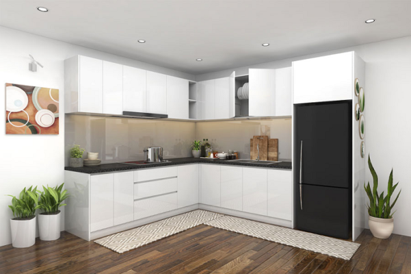 MẪU TỦ BẾP CHỮ L HIỆN ĐẠI ĐƯỢC ƯA CHUỘNG 2023