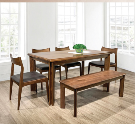 NHA365 RA MẮT BST BÀN GHẾ ĂN GỖ ÓC CHÓ XU HƯỚNG MỚI NHẤT