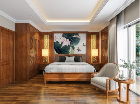 XU HƯỚNG NỘI THẤT PHÒNG NGỦ GỖ TỰ NHIÊN 2023