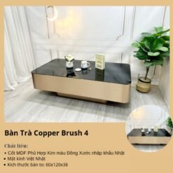 Bàn Trà Sofa Copper Brush 4