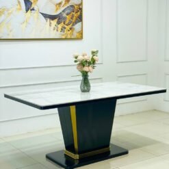 BỘ BÀN ĂN CHÂU ÂU MẶT ĐÁ, 6 GHẾ BRIAN - Ảnh 4