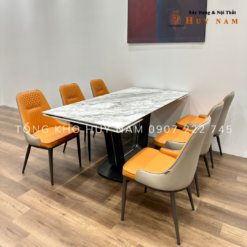 BÀN ĂN THÔNG MINH CHÂN U, 8 GHẾ NEWLIAM - Ảnh 5