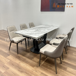 BÀN ĂN THÔNG MINH CHÂN U, 8 GHẾ NEWLIAM - Ảnh 4