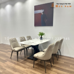 BỘ BÀN ĂN NHẬP KHẨU 6 GHẾ NEWLIAM - Ảnh 4