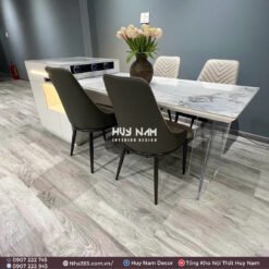BÀN ĐẢO NHẬP KHẨU THÔNG MINH, 4 GHẾ SPINE