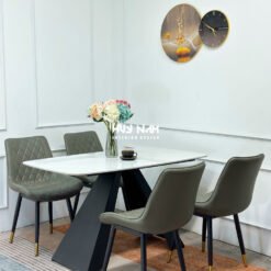 BỘ BÀN ĂN NHẬP KHẨU 4 GHẾ LOFT TRÁM - Ảnh 3
