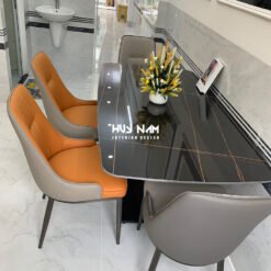 BỘ BÀN ĂN NHẬP KHẨU 4 GHẾ NEWLIAM - Ảnh 3