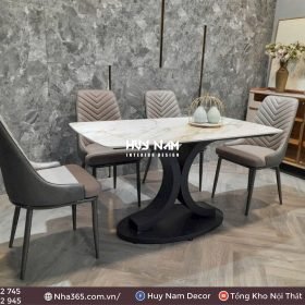 BỘ BÀN ĂN NHẬP KHẨU 4 GHẾ SPINE - Ảnh 3