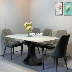 BỘ BÀN ĂN NHẬP KHẨU 6 GHẾ SPINE