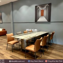 BÀN ĂN ĐỐI XỨNG, ĐÁ LUX, 8 GHẾ DANTE