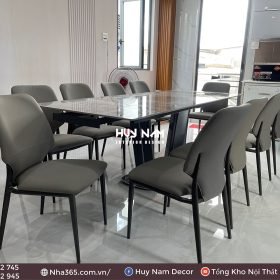 BÀN ĂN THÔNG MINH CHÂN U, 10 GHẾ LION - Ảnh 3