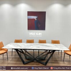 BÀN ĂN THÔNG MINH CHÂN W, 6 GHẾ PUN