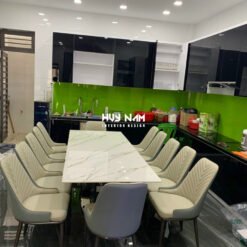 BÀN ĂN THÔNG MINH CHÂN U, 12 GHẾ SPINE