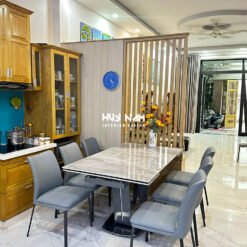 BÀN ĂN THÔNG MINH CHÂN U, 6 GHẾ DANTE