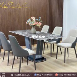 BÀN ĂN THÔNG MINH CHÂN U, 6 GHẾ LIAM