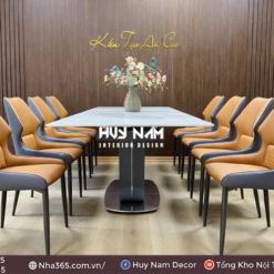 BÀN ĂN THÔNG MINH CHÂN U, 8 GHẾ VENO
