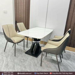 BỘ BÀN ĂN NHẬP KHẨU 4 GHẾ PUN