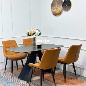 BỘ BÀN ĂN NHẬP KHẨU 4 GHẾ LOFT CARO - Ảnh 3