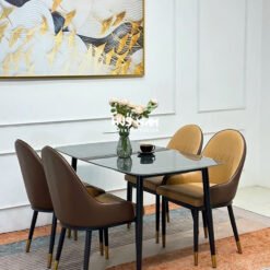 BỘ BÀN ĂN NHẬP KHẨU 4 GHẾ MONET - Ảnh 4