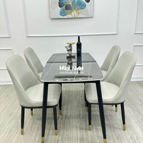 BỘ BÀN ĂN NHẬP KHẨU 4 GHẾ MONET KHÔNG TAY - Ảnh 6