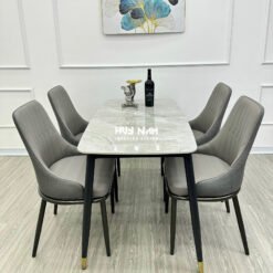 Alternative view of BỘ BÀN ĂN NHẬP KHẨU 4 GHẾ MONET VIP