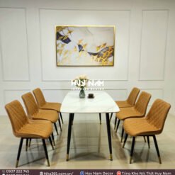 BỘ BÀN ĂN NHẬP KHẨU 6 GHẾ LOFT - Ảnh 3