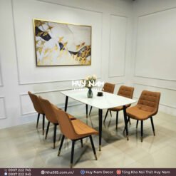 Alternative view of BỘ BÀN ĂN NHẬP KHẨU 6 GHẾ LOFT CARO