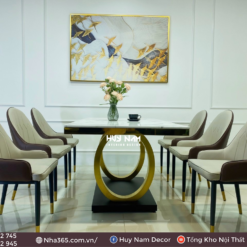 BỘ BÀN ĂN DOUBLE O PVD, 6 GHẾ MONET