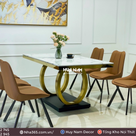 BÀN ĂN DOUBLE 0 PVD, 6 GHẾ VILLA - Ảnh 3
