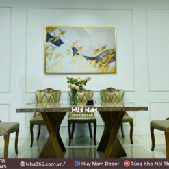 BỘ BÀN ĂN TÂN CỔ ĐIỂN NHẬP KHẨU TD08