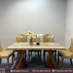 BỘ BÀN ĂN TÂN CỔ ĐIỂN NHẬP KHẨU TD09