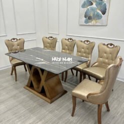 Alternative view of BỘ BÀN ĂN TÂN CỔ ĐIỂN NHẬP KHẨU TD10
