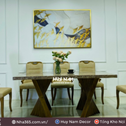 BỘ BÀN ĂN TÂN CỔ ĐIỂN NHẬP KHẨU TD12