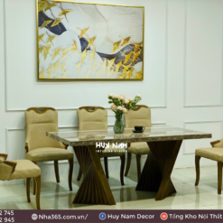 Alternative view of BỘ BÀN ĂN TÂN CỔ ĐIỂN NHẬP KHẨU TD12