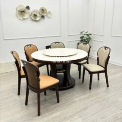 BỘ BÀN ĂN TRÒN TÂN CỔ ĐIỂN NHẬP KHẨU TD02 - Ảnh 3