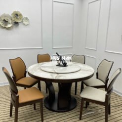 BỘ BÀN ĂN TRÒN TÂN CỔ ĐIỂN NHẬP KHẨU TD03