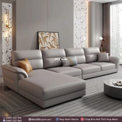 Alternative view of SOFA GÓC L KELLY DA CHỐNG CÀO 3M3X1M7
