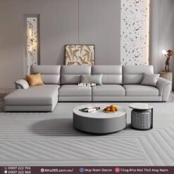 SOFA GÓC L KELLY DA CHỐNG CÀO 3M3X1M7